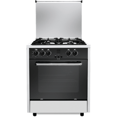 Fresh Gas Cooker Professional Control Black 65x60