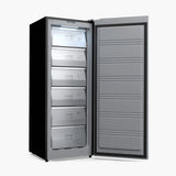Fresh Inverter Upright Freezer Modena Glass FNU-MT270 IGBH - Black Touch