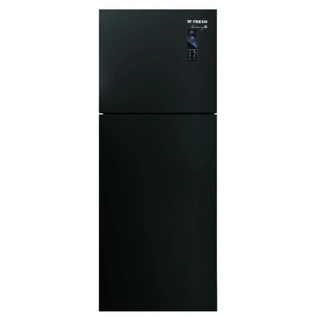 Fresh Refrigerator 397 Liters Glass Harmony - Black/ FNT-MR470 YGَQBM - ESTORES Main image
