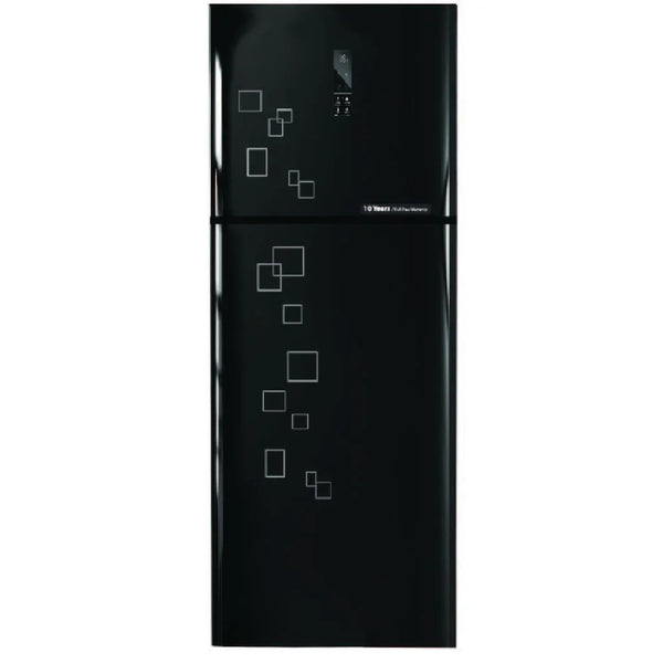 Fresh Refrigerator 397 Liters Glass - Black /FNT-MR470 YGB - ESTORES