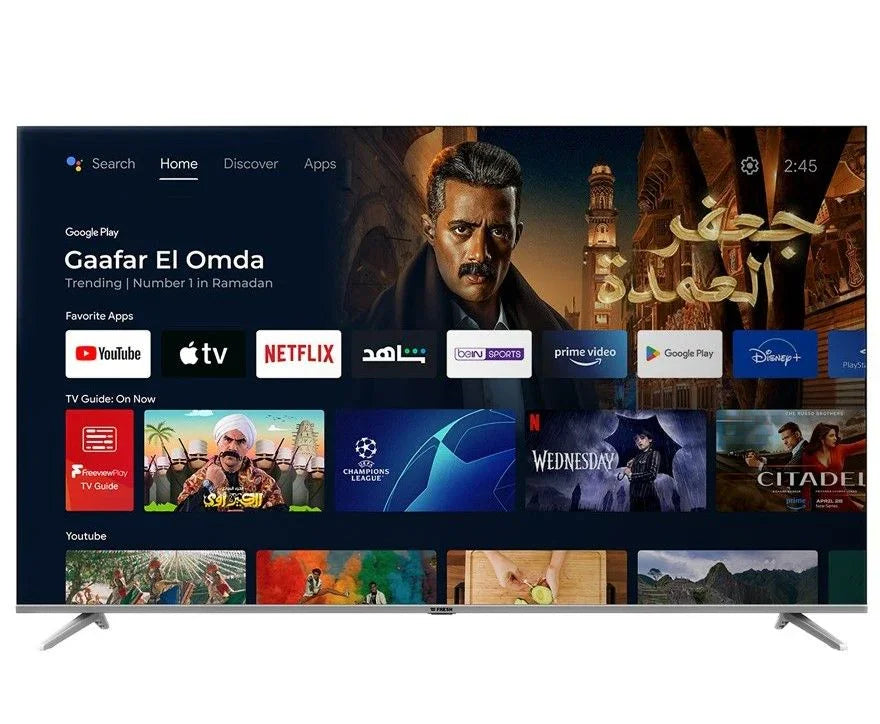Fresh Smart Google LED TV Screen 65 Inch UHD Built-In Receiver - 65LU433RGT - ESTORES Main image