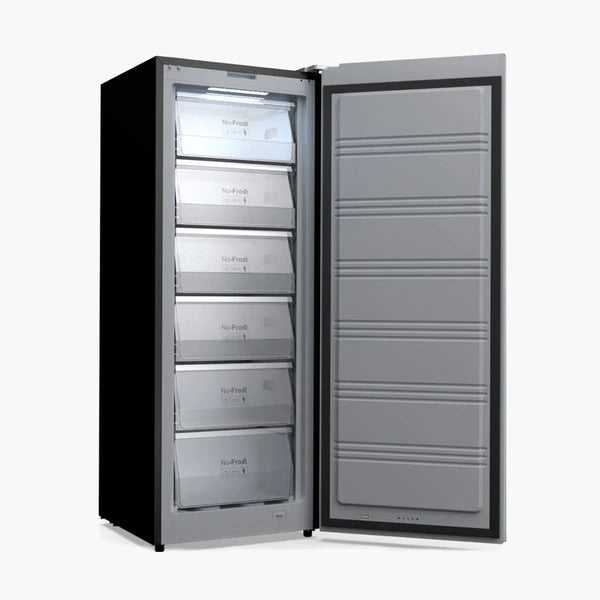 Fresh Upright Freezer Modena Glass FNU-MT270GBH - 6 Drawers Touch Black - ESTORES