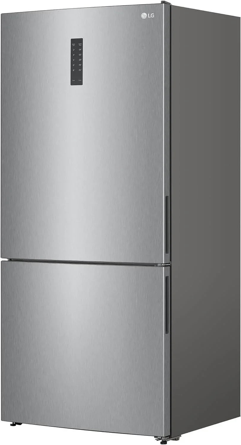 LG Digital No Frost Refrigerator With Inverter Technology, 588 Liters, Silver - GTF569PSAM - ESTORES