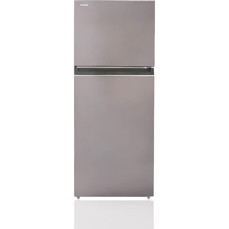 Toshiba No Frost Refrigerator with Inverter Technology, 338 Liters, Grey - GR-RT468WE-PMN-37