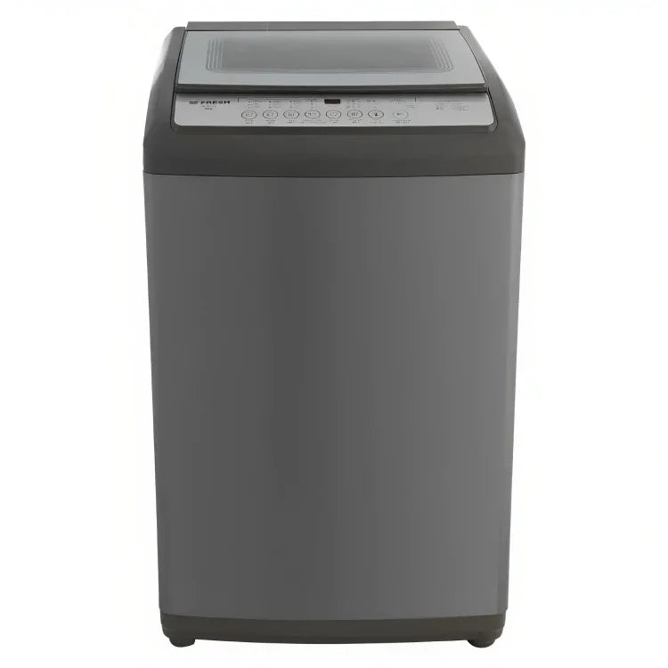 Fresh Top Load Automatic Washing Machine, 9 kg - Dark Silver - ESTORES