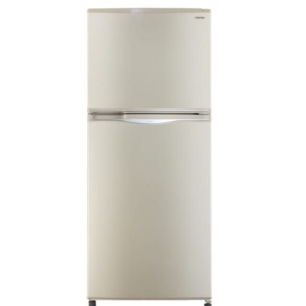 Toshiba Refrigerator, No Frost, 269 Liters, 2 Doors, Gold - GR-EF31-G