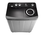Hoover Twin Tub Top Load Half Automatic Washing Machine, 12 Kg, Silver - HW-HTTN12LSTO - ESTORES