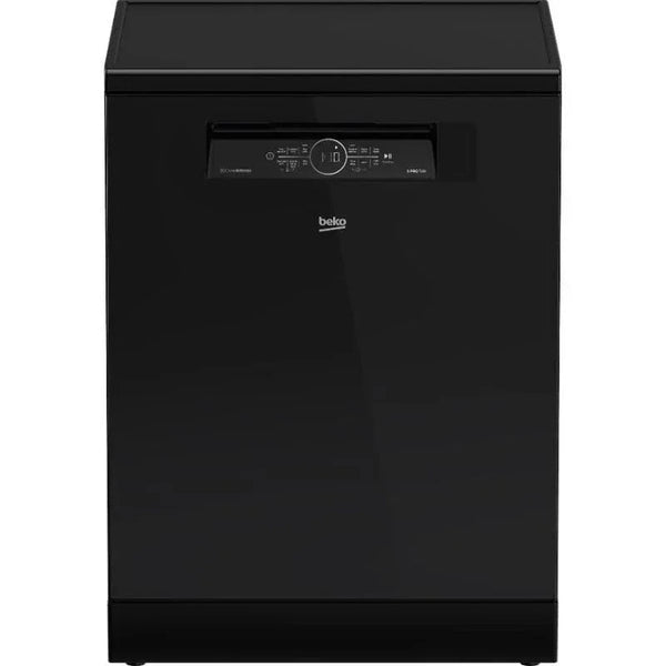 Beko Digital Dishwasher With Inverter Technology, 15 Place Settings, 6 Programs, Black - BDFN36531GB - ESTORES