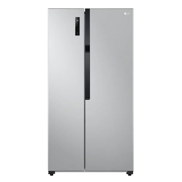 LG Digital Side By Side Refrigerator, No Frost, 519 Liters, 2 Doors, Silver - GCFB507PQAM - ESTORES