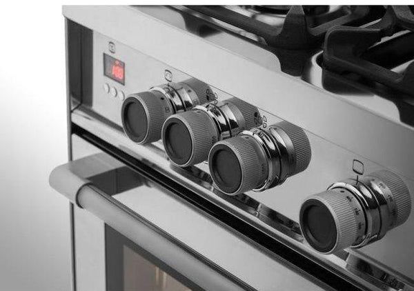 Kiriazi Gas Cooker, 5 Burners, Silver, 90 cm - 90FC9 N SMART - ESTORES