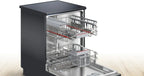 Bosch Series 4, free-standing dishwasher, 60 cm, Black inox,SMS4IKC62T - ESTORES