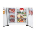 LG Digital Side By Side Refrigerator, No Frost, 519 Liters, 2 Doors, Silver - GCFB507PQAM - ESTORES