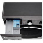 LG Vivace Front Load Full Automatic Washing Machine , 9 Kg , Black Steel - F4R5Vyg2E - ESTORES