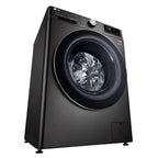 LG Vivace Front Load Full Automatic Washing Machine , 9 Kg , Black Steel - F4R5Vyg2E - ESTORES