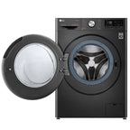 LG Vivace Front Load Full Automatic Washing Machine , 9 Kg , Black Steel - F4R5Vyg2E - ESTORES