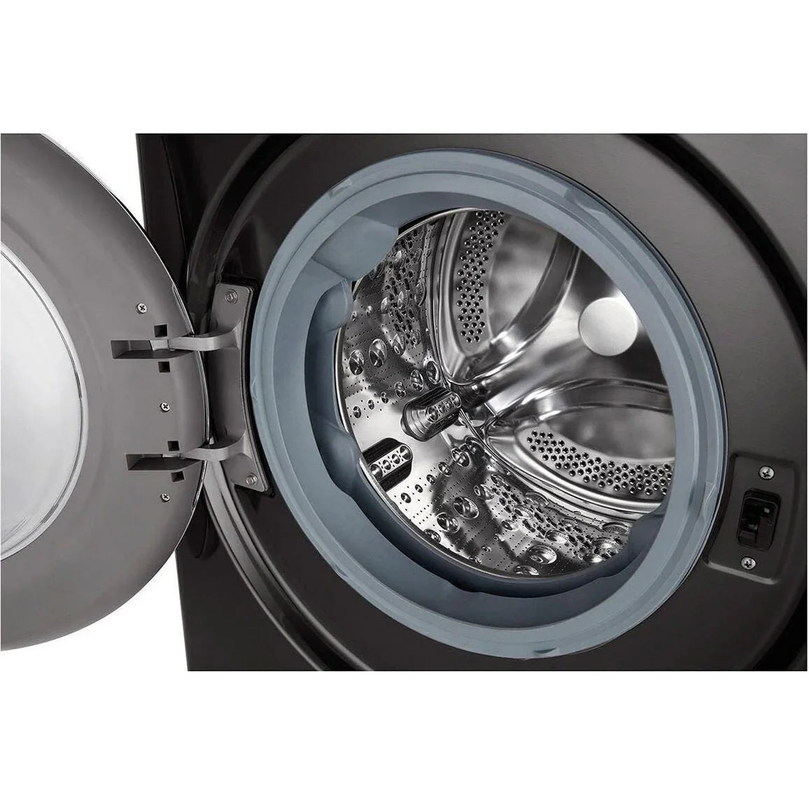 LG Vivace Front Load Full Automatic Washing Machine , 9 Kg , Black Steel - F4R5Vyg2E - ESTORES