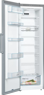 Bosch Series 4 Digital Refrigerator, No Frost, 346 Liters, Stainless Steel - KSV36VL30U - ESTORES