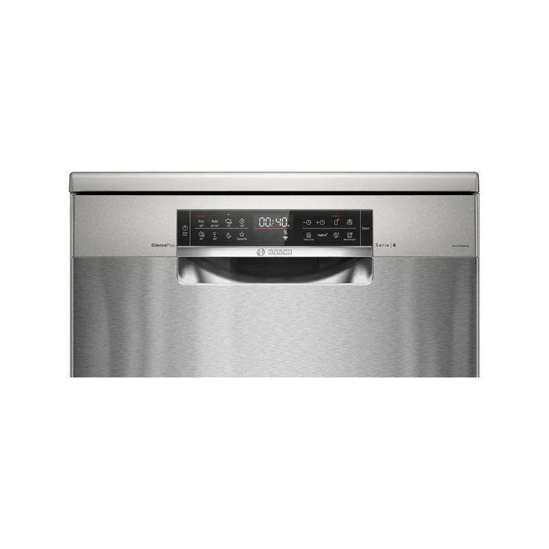 Bosch Series 6 Digital Dishwasher, 13 Place Settings, 6 Programs, Silver - SMS6EMI11V - ESTORES
