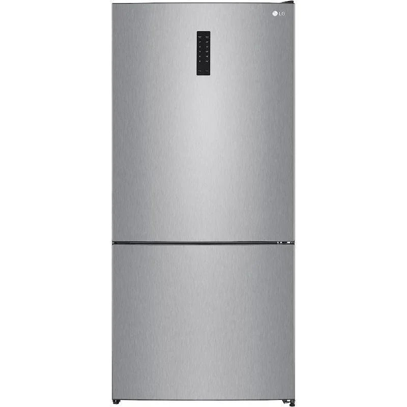 LG Digital No Frost Refrigerator With Inverter Technology, 588 Liters, Silver - GTF569PSAM - ESTORES Main image
