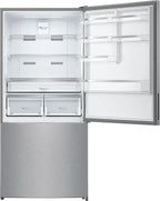 LG Digital No Frost Refrigerator With Inverter Technology, 588 Liters, Silver - GTF569PSAM - ESTORES