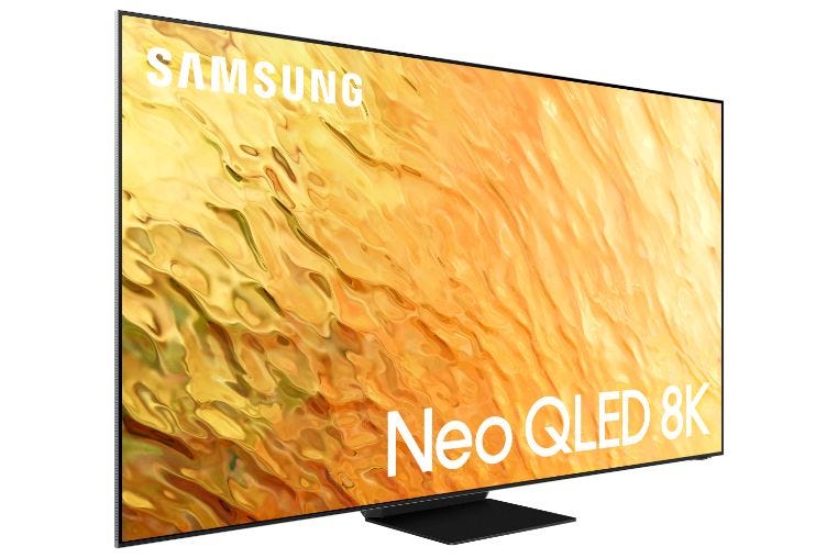 Samsung 75 Inch 8K UHD Quantum HDR Smart QLED TV With Built In Receiver - QA75QN800B