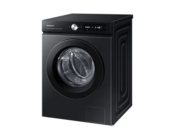 Samsung Digital Front Load Full Automatic Washing Machine With Inverter Technology, 11 kg, Black - WW11B1534DABAS - ESTORES