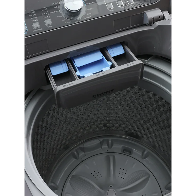 White Point Top Load Automatic Washing Machine, 16 kg, Dark Grey - WPTL1666DGSMA - ESTORES