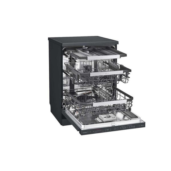 LG Digital Dishwasher With Inverter Technology, 14 Place Settings, 10 Programs, Black - DFC335HM - ESTORES