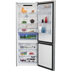 Beko Digital Refrigerator, No Frost, 560 Liters, 2 Doors, Black - RCNE560E35ZGB