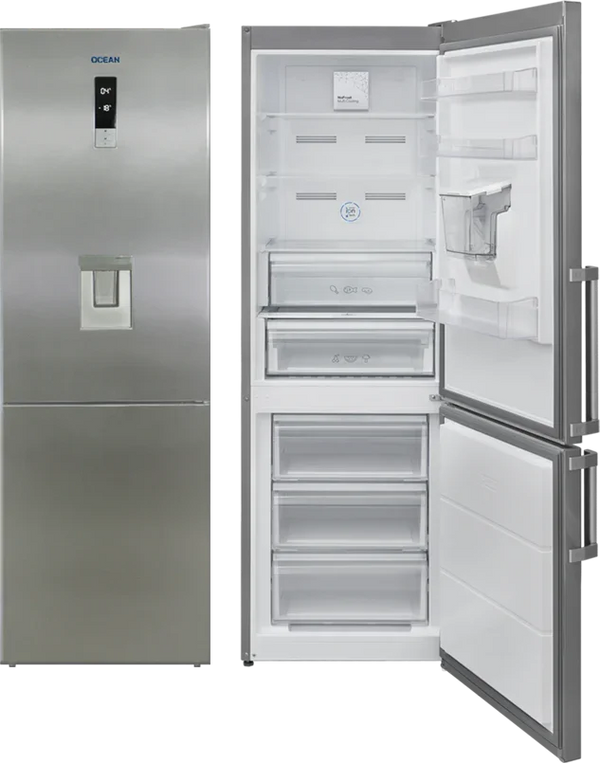 Ocean Combi Digital No Frost Refrigerator, 324 Liters, Silver - CNF4101TDXA - ESTORES