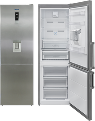 Ocean Combi Digital No Frost Refrigerator, 324 Liters, Silver - CNF4101TDXA