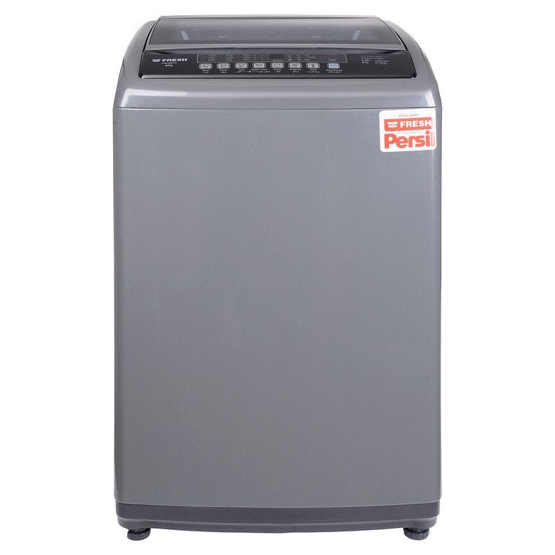 Fresh Digital Top Load Automatic Washing Machine, 9 kg, Silver - FTM-09M12S