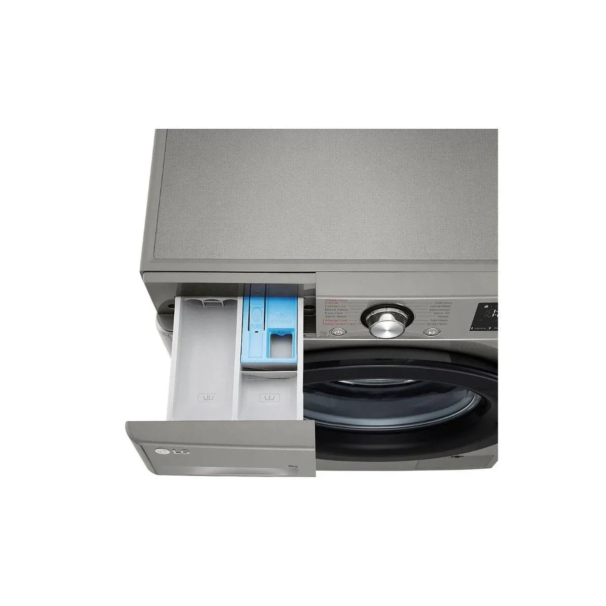 LG Vivace Front Load Full Automatic Washing Machine, 9 Kg, Silver - F4R3VYG6P - ESTORES