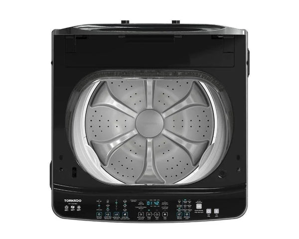 TORNADO Digital Top Automatic Washing Machine With DDM Inverter Motor, 17 Kg, Stainless Steel - TWT-TLD17RSC - ESTORES