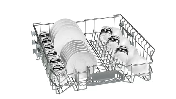 Bosch Built-In Dishwasher, 12 Place Settings, 5 Programs, White - SMV25DX00T - ESTORES
