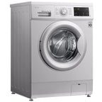 LG Front Loading Full Automatic Washing Machine With Direct Drive , 7 Kg , 6 Motions , Silver - Fh2J3Qdng5 - ESTORES