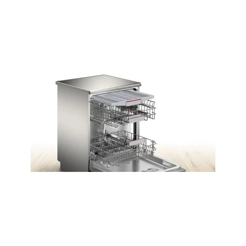 Bosch Series 6 Digital Dishwasher, 13 Place Settings, 6 Programs, Silver - SMS6EMI11V - ESTORES