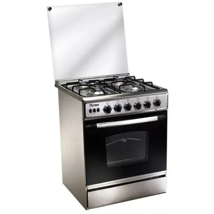 Unionaire Gas Cooker, 4 Burners, 60 cm, Silver - C66SV-AP-426-ECO-2W-AL - ESTORES