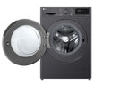 LG Vivace Front Load Full Automatic Washing Machine With Inverter Technology, 9 kg, Dark Silver - F4R3VYG6J - ESTORES