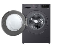 LG Vivace Front Load Full Automatic Washing Machine With Inverter Technology, 9 kg, Dark Silver - F4R3VYG6J