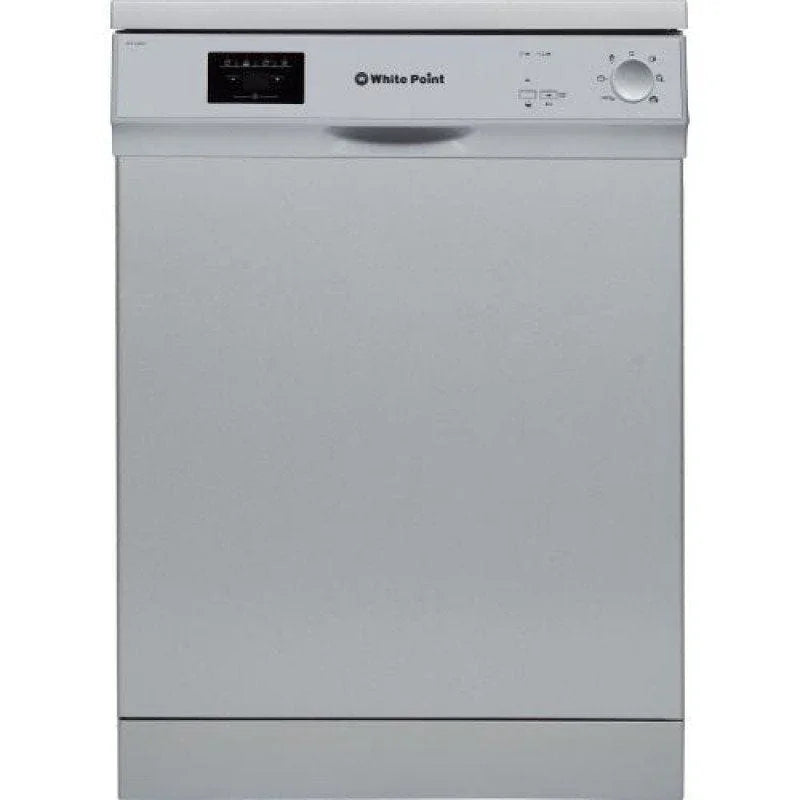 White Point Digital Dishwasher, 13 Place Settings, 6 Programs, Silver - WPD 136 HDS - ESTORES