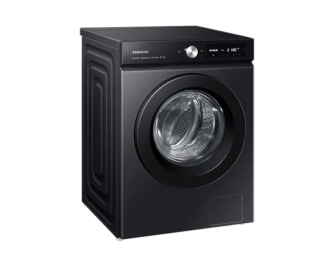 Samsung Digital Front Load Full Automatic Washing Machine With Inverter Technology, 11 kg, Black - WW11B1534DABAS - ESTORES