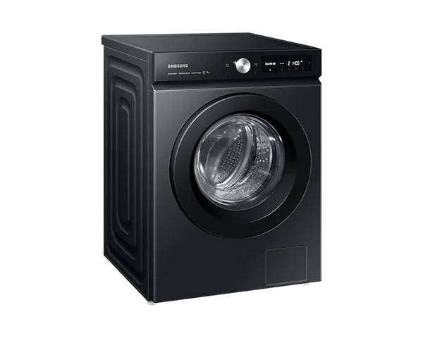 Samsung Digital Front Load Full Automatic Washing Machine With Inverter Technology, 11 kg, Black - WW11B1534DABAS - ESTORES