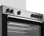 Beko Gas Cooker, 5 Burners, 90 cm, Stainless Steel - GGR 15115 DX NE - ESTORES