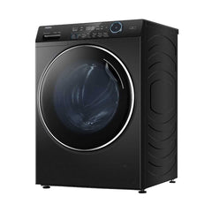 Haier Front Load Full Automatic Washing Machine With Inverter Technology, 12 kg, Dark Silver - HW120-B14979S8