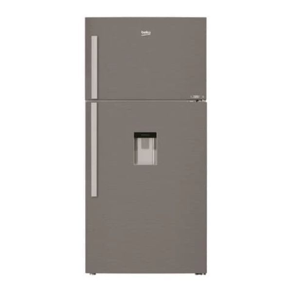 Beko Refrigerator, No Frost, 600 Liters, 2 Doors With Dispenser, Inox - RDNE600K20DX